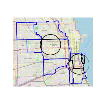 Intersected community areas